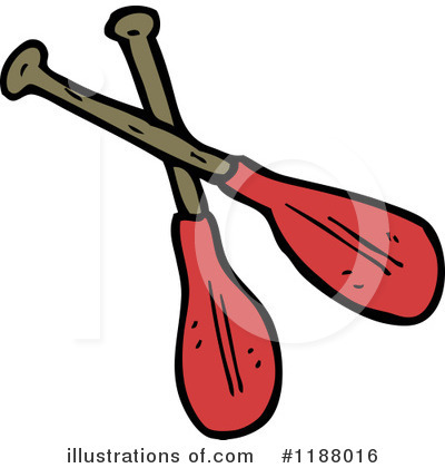 Royalty-Free (RF) Oars Clipart Illustration by lineartestpilot - Stock Sample #1188016