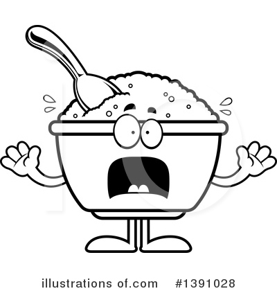 Oatmeal Mascot Clipart #1391028 by Cory Thoman