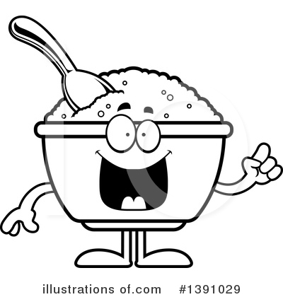 Oatmeal Mascot Clipart #1391029 by Cory Thoman