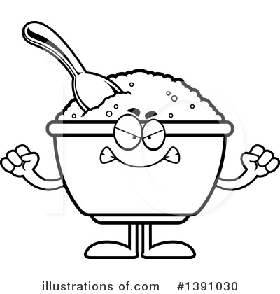 Oatmeal Mascot Clipart #1391030 by Cory Thoman