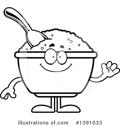 Oatmeal Mascot Clipart #1391033 by Cory Thoman