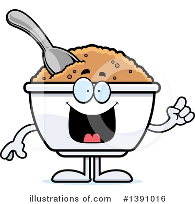 Royalty-Free (RF) Oatmeal Mascot Clipart Illustration by Cory Thoman - Stock Sample #1391016