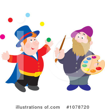 Juggling Clipart #1078720 by Alex Bannykh