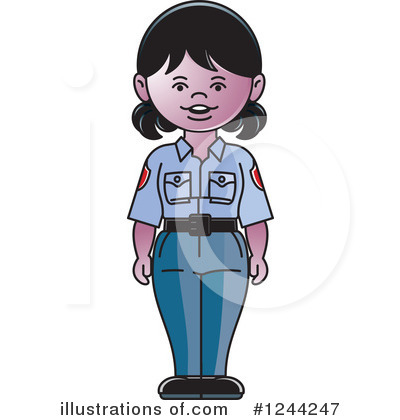 Police Clipart #1244247 by Lal Perera