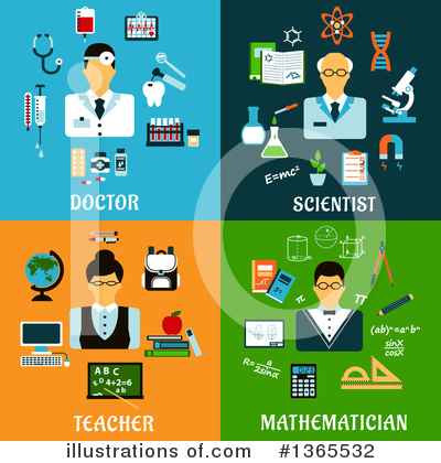 Scientist Clipart #1365532 by Vector Tradition SM