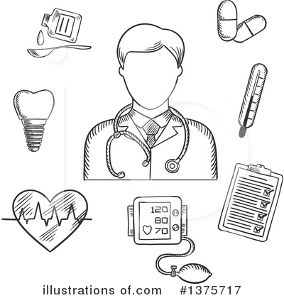 Ecg Clipart #1375717 by Vector Tradition SM