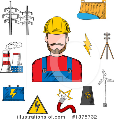 Engineer Clipart #1375732 by Vector Tradition SM