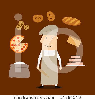 Baker Clipart #1384516 by Vector Tradition SM