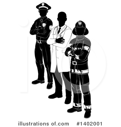 Law Enforcement Clipart #1402001 by AtStockIllustration