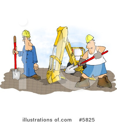 Excavator Clipart #5825 by djart
