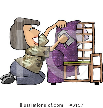 Upholsterer Clipart #6157 by djart