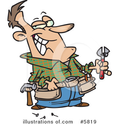 Royalty-Free (RF) Occupations Clipart Illustration by toonaday - Stock Sample #5819
