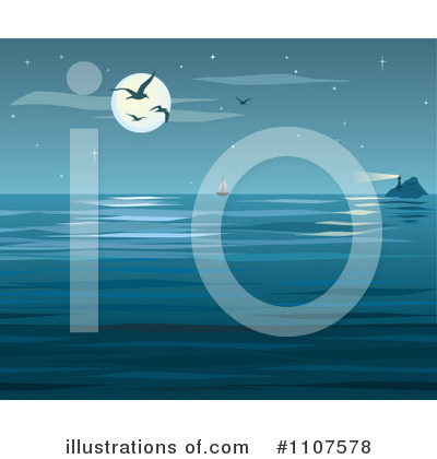 Royalty-Free (RF) Ocean Clipart Illustration by Amanda Kate - Stock Sample #1107578