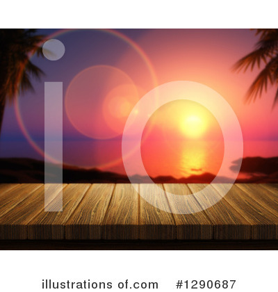 Royalty-Free (RF) Ocean Clipart Illustration by KJ Pargeter - Stock Sample #1290687