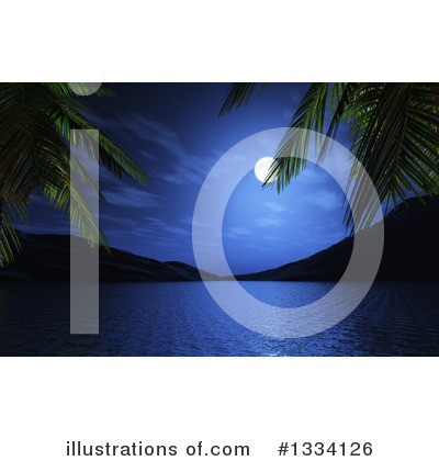 Palms Clipart #1334126 by KJ Pargeter
