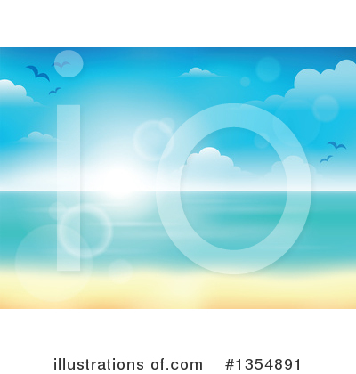 Royalty-Free (RF) Ocean Clipart Illustration by visekart - Stock Sample #1354891