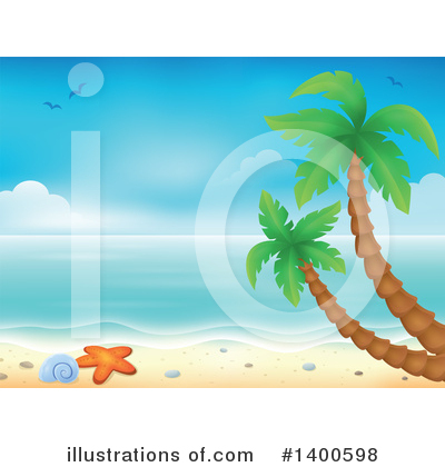 Palm Trees Clipart #1400598 by visekart