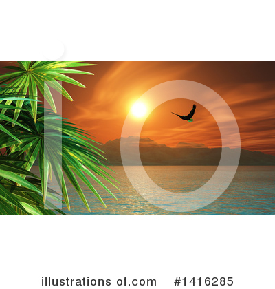 Palms Clipart #1416285 by KJ Pargeter
