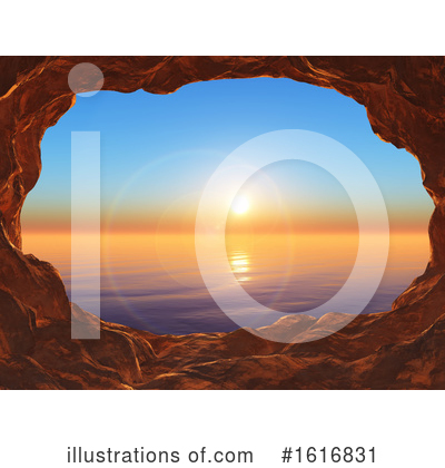 Rock Formation Clipart #1616831 by KJ Pargeter