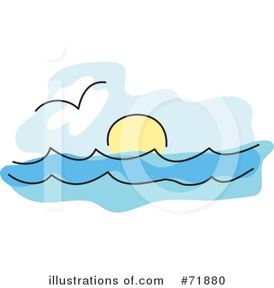 Royalty-Free (RF) Ocean Clipart Illustration by inkgraphics - Stock Sample #71880