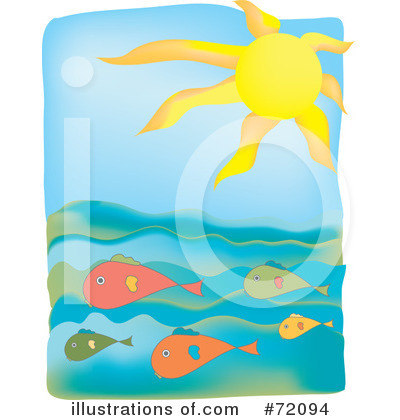 Royalty-Free (RF) Ocean Clipart Illustration by inkgraphics - Stock Sample #72094