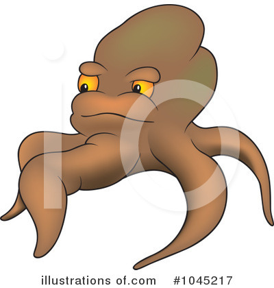 Royalty-Free (RF) Octopus Clipart Illustration by dero - Stock Sample #1045217