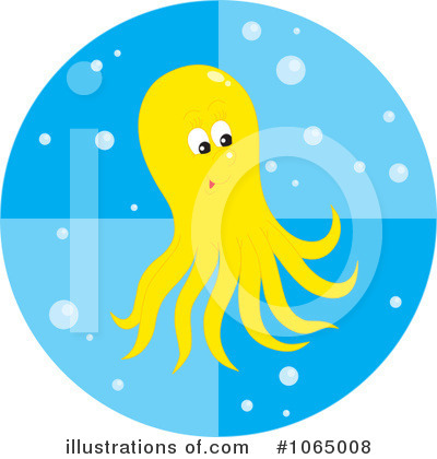 Royalty-Free (RF) Octopus Clipart Illustration by Alex Bannykh - Stock Sample #1065008