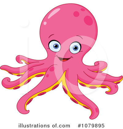 Royalty-Free (RF) Octopus Clipart Illustration by yayayoyo - Stock Sample #1079895
