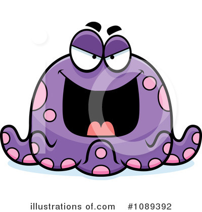 Royalty-Free (RF) Octopus Clipart Illustration by Cory Thoman - Stock Sample #1089392