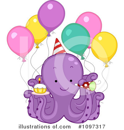 Party Balloon Clipart #1097317 by BNP Design Studio