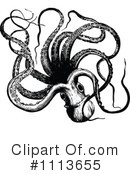 Octopus Clipart #1113655 by Prawny Vintage