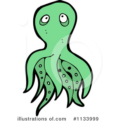 Octopus Clipart #1133999 by lineartestpilot