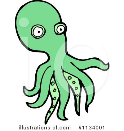 Royalty-Free (RF) Octopus Clipart Illustration by lineartestpilot - Stock Sample #1134001
