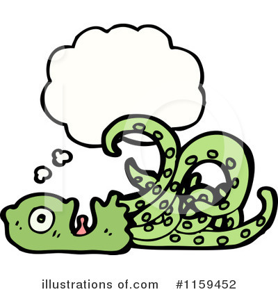 Royalty-Free (RF) Octopus Clipart Illustration by lineartestpilot - Stock Sample #1159452