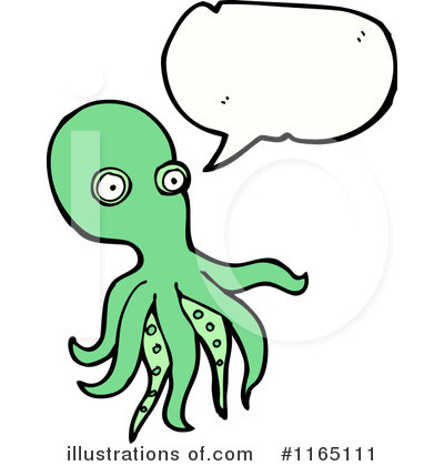 Royalty-Free (RF) Octopus Clipart Illustration by lineartestpilot - Stock Sample #1165111