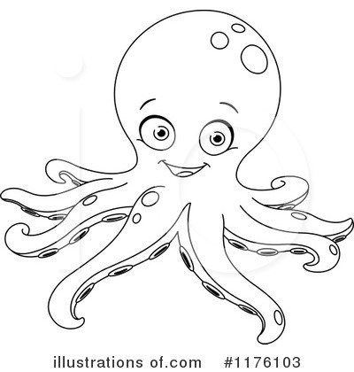 Royalty-Free (RF) Octopus Clipart Illustration by yayayoyo - Stock Sample #1176103