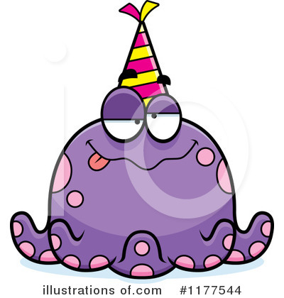 Royalty-Free (RF) Octopus Clipart Illustration by Cory Thoman - Stock Sample #1177544