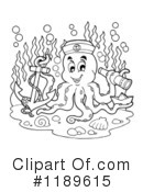 Octopus Clipart #1189615 by visekart