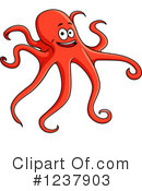 Octopus Clipart #1237903 by Vector Tradition SM