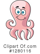 Octopus Clipart #1280116 by Vector Tradition SM