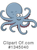 Octopus Clipart #1345040 by Vector Tradition SM