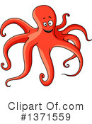 Octopus Clipart #1371559 by Vector Tradition SM