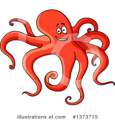 Royalty-Free (RF) Octopus Clipart Illustration by Vector Tradition SM - Stock Sample #1373715