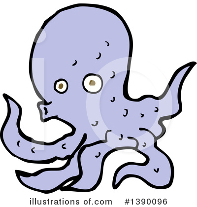 Royalty-Free (RF) Octopus Clipart Illustration by lineartestpilot - Stock Sample #1390096
