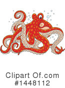 Octopus Clipart #1448112 by Alex Bannykh