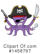 Octopus Clipart #1458797 by Hit Toon