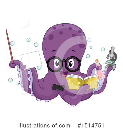 Royalty-Free (RF) Octopus Clipart Illustration by BNP Design Studio - Stock Sample #1514751
