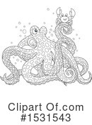 Octopus Clipart #1531543 by Alex Bannykh