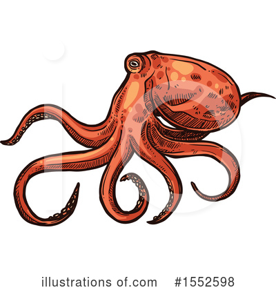 Royalty-Free (RF) Octopus Clipart Illustration by Vector Tradition SM - Stock Sample #1552598