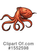 Octopus Clipart #1552598 by Vector Tradition SM